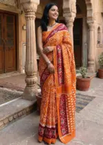 Scdf Bagru K Fancy Cotton Casual Wear Saree Collection - Image 8
