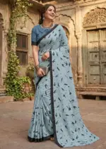 Scdf Bagru M Cotton Printed Casual Wear Saree Collection - Image 4