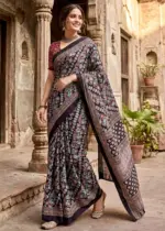 Scdf Bagru N Fancy Cotton Casual Wear Saree Collection - Image 11