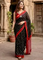 Scdf Bagru N Fancy Cotton Casual Wear Saree Collection - Image 4