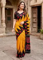 Scdf Bagru N Fancy Cotton Casual Wear Saree Collection - Image 7