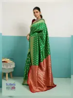 Sethnic Aavira Banarasi Silk with Zari Work Festival Wear Saree Collection - Image 10