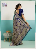 Sethnic Aavira Banarasi Silk with Zari Work Festival Wear Saree Collection - Image 11