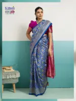 Sethnic Aavira Banarasi Silk with Zari Work Festival Wear Saree Collection - Image 14