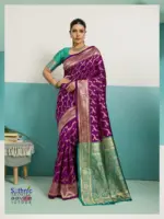 Sethnic Aavira Banarasi Silk with Zari Work Festival Wear Saree Collection - Image 19