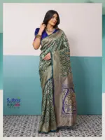 Sethnic Aavira Banarasi Silk with Zari Work Festival Wear Saree Collection - Image 21