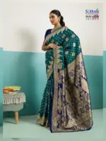 Sethnic Aavira Banarasi Silk with Zari Work Festival Wear Saree Collection - Image 22