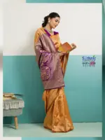 Sethnic Aavira Banarasi Silk with Zari Work Festival Wear Saree Collection - Image 24