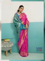 Sethnic Aavira Banarasi Silk with Zari Work Festival Wear Saree Collection - Image 25