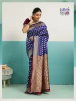 Sethnic Aavira Banarasi Silk with Zari Work Festival Wear Saree Collection - Image 26