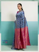 Sethnic Aavira Banarasi Silk with Zari Work Festival Wear Saree Collection - Image 27