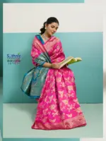 Sethnic Aavira Banarasi Silk with Zari Work Festival Wear Saree Collection - Image 28