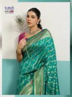 Sethnic Aavira Banarasi Silk with Zari Work Festival Wear Saree Collection - Image 29