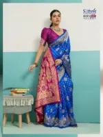 Sethnic Aavira Banarasi Silk with Zari Work Festival Wear Saree Collection - Image 6