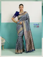 Sethnic Aavira Banarasi Silk with Zari Work Festival Wear Saree Collection - Image 7