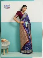 Sethnic Aavira Banarasi Silk with Zari Work Festival Wear Saree Collection - Image 8