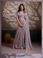 Sethnic Luminah Velvet Satin with Zarkan Border Party Wear Saree Collection - Image 12