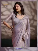 Sethnic Luminah Velvet Satin with Zarkan Border Party Wear Saree Collection - Image 19