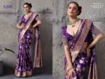 Sethnic Nakshi Banarasi Silk Sequence Work Saree Collection - Image 11