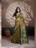 Sethnic Oriana Silk Meenakari Work Traditional Wear Saree Collection - Image 12
