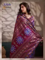 Sethnic Oriana Silk Meenakari Work Traditional Wear Saree Collection - Image 16