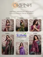 Sethnic Oriana Silk Meenakari Work Traditional Wear Saree Collection - Image 2