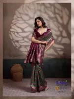 Sethnic Oriana Silk Meenakari Work Traditional Wear Saree Collection - Image 20