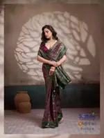 Sethnic Oriana Silk Meenakari Work Traditional Wear Saree Collection - Image 7