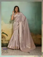Sethnic Oshee Vibe Tissue Linen Zari Woven Festival Wear Saree Collection - Image 5