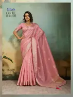 Sethnic Oshee Vibe Tissue Linen Zari Woven Festival Wear Saree Collection - Image 7