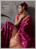 Sethnic Riyasat Makhmal Satin Silk Meenakari Traditional Wear Saree Collection - Image 12