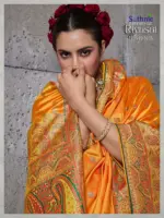Sethnic Riyasat Makhmal Satin Silk Meenakari Traditional Wear Saree Collection - Image 13