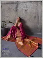 Sethnic Riyasat Makhmal Satin Silk Meenakari Traditional Wear Saree Collection - Image 16