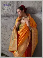 Sethnic Riyasat Makhmal Satin Silk Meenakari Traditional Wear Saree Collection - Image 19