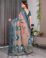 Shc Handloom Vol 1 Linen Floral Printed Saree Collection - Image 5