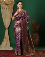 Sm 9017 Gajri Silk Woven Work Saree Collection - Image 13