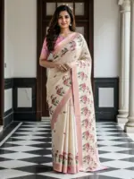 Vaishali 1 Cotton Silk Digital Print Designer Saree Collection - Image 4
