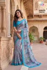 Vipul Simran 35479 a to D Georgette Casual Wear Saree Collection - Image 2
