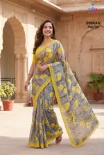 Vipul Simran 35479 a to D Georgette Casual Wear Saree Collection - Image 3