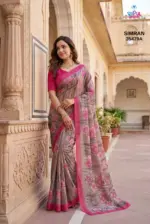 Vipul Simran 35479 a to D Georgette Casual Wear Saree Collection - Image 5