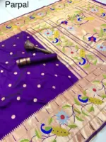 Vt 6089 T Pure Soft Kanchivram Paithani Silk Saree Collection - Image 3