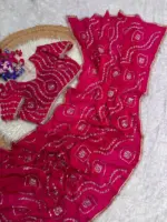 Vt 6092 T Fandy Satin Silk Beautiful Hand Worked Saree Collection - Image 11