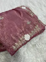 Vt 811 T Gold Crush Embroidery with Multi Threaded Designer Saree Collection - Image 3