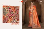 Zarkaashi Morpankh Nylone Tissue Traditional Wear Saree Collection - Image 4