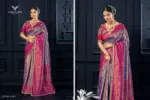 Zarkaashi Shivalika Vol 1 Nylone Tissue Festival Wear Saree Collection - Image 11