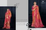 Zarkaashi Shivalika Vol 1 Nylone Tissue Festival Wear Saree Collection - Image 5