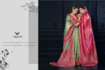 Zarkaashi Shivalika Vol 1 Nylone Tissue Festival Wear Saree Collection - Image 7