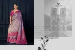 Zarkaashi Shivalika Vol 1 Nylone Tissue Festival Wear Saree Collection - Image 8