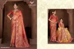 Zarkaashi Virasat Nylone Tissue Festival Wear Saree Collection - Image 2