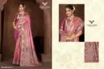 Zarkaashi Virasat Nylone Tissue Festival Wear Saree Collection - Image 7